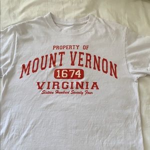 Virginia 1674 vintage white t-shirt